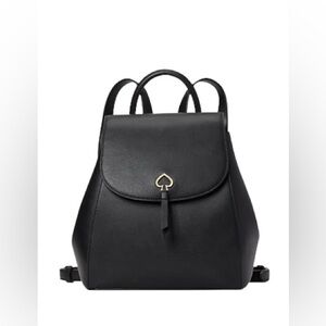 Kate Spade Adel Medium Black Leather Backpack